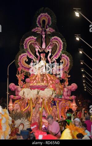 Le flotteur en Buenos Aires Carnaval, Province d'Entre Ríos, en Argentine, en Amérique latine Banque D'Images