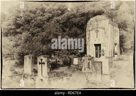 Ruines de la mission jésuite de Santa Ana, cimetière, province de Misiones, en Argentine, en Amérique du Sud Banque D'Images