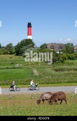 Phare, Pellworm, Frise du Nord, Schleswig-Holstein, PublicGround Banque D'Images