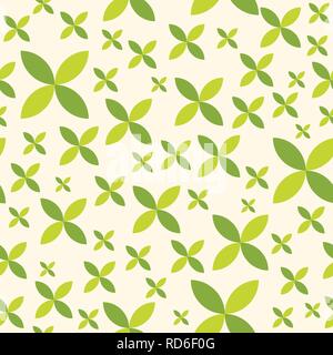 Vector floral background coloré géométrique. Résumé motif ornemental quadrilobe transparente. Illustration de Vecteur