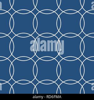 Résumé transparente motif moderne créé à partir de cercles qui s'entrecoupent. Texture régulière. Grille géométrique, l'engrènement. Vector background. Illustration de Vecteur