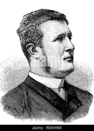 Alexander Sandor Wekerle, 1848 - 1921, premier non-noble premier ministre de Hongrie, tableau historique, à propos de 1893 Banque D'Images