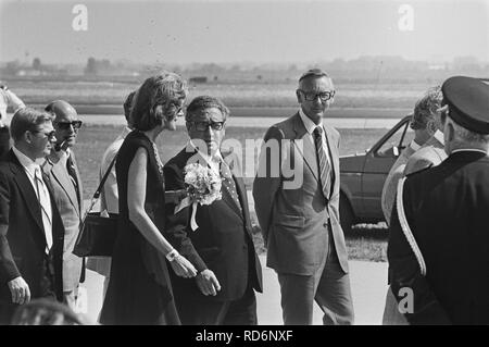 Amerikaanse Ministre van Buitenlandse Zaken , dr. Henry Kissinger brengt , Bestanddeelnr 046 046 928-7254. Banque D'Images