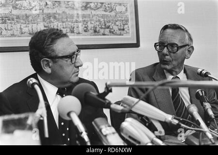 Amerikaanse Ministre van Buitenlandse Zaken , dr. Henry Kissinger brengt , Bestanddeelnr 046 046 928-7260. Banque D'Images