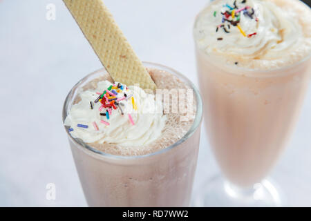 Ice Cream Shake closeup Banque D'Images