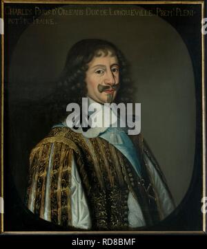 Portrait d'Henri II d'Orléans, duc de Longueville (1595-1663), prince de France. Musée : Nationalmuseum de Stockholm. Auteur : Hulle, Anselm van, après. Banque D'Images