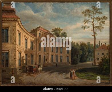 Le Myslewicki Palace à Varsovie. Musée : Musée national de Varsovie. Auteur : MARCIN ZALESKI,. Banque D'Images