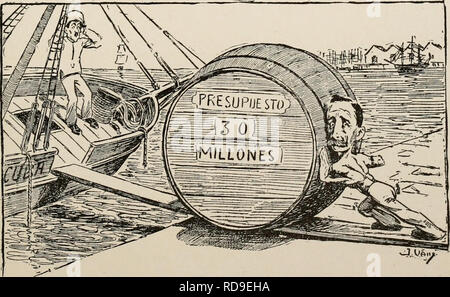 . L'examen de Cuba. Cuba -- Périodiques. ^ hi). Le Gouvernement cubain l'achat aux fins- une chambre à Washington pour son lepresentative, coût de pas moins de 100 000 $. La caricature montre un point de vue cubain. Ce n'est peut-être pas très difficile pour Ministre Garcia Velez pour ne nommer que ceux précisément qui sont intrigants, qui sont l'rnaking villihcation de campagne contre Cuba. -La Lucha, La Havane. "Nous aurons une loterie parce que tel est le souhait de la majorité du peuple et parce que la loterie fait partie du programme politique de la coalition libérale, qui régit les jours, admin- isters et d Banque D'Images