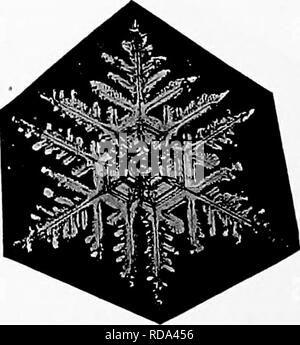 . Manuel d'étude de la nature pour les enseignants et les parents, en fonction de la nature de l'étude de Cornell de dépliants. L'étude de la nature. Cristal de neige. Photomicrographie par W. A. Bentley. Le Temple des vents à Athènes le Temple des vents, érigée probablement environ cinq cents ans B. C, indique les connaissances ©f le temps possédé par les anciens Grecs. Ce temple est un peu tour octogonale, les huit côtés du visage qui les huit vents principaux. Sur chacun de ses huit côtés est une figure humaine couper dans le marbre, symbolisant le type de temps que le vent de direction particulier porté à Athènes. Boreas, t Banque D'Images