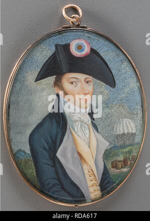 Portrait d'André-Jacques Garnerin (1769-1823). Musée : collection privée. Auteur : anonyme. Banque D'Images