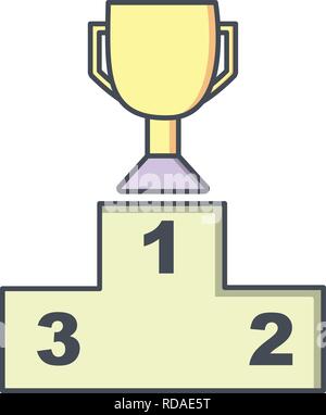 Icône de signe Podium Vector Illustration pour utilisation personnelle et commerciale... L'icône de la mode Look propre... Illustration de Vecteur