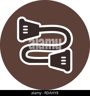 Strandpulling illustration vectorielle, l'icône de connexion à des fins personnelles et commerciales... L'icône de la mode Look propre... Illustration de Vecteur