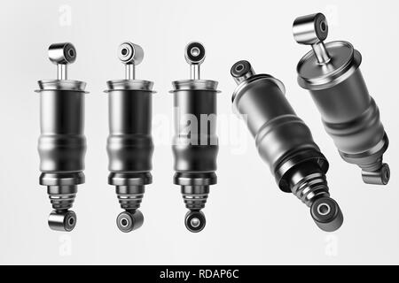 Le rendu 3D. Amortisseur de la cabine des camions, de nouvelles pièces auto, pièces de rechange Cabinedemper. Banque D'Images