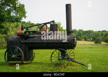 Bâtiments de ferme historique à l'Ohio, l'unique parc national de Cuyahoga Valley. Banque D'Images