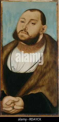 John Frederick I, Électeur de Saxe (1503-1554). Musée : Germanisches Nationalmuseum, Nuremberg. Auteur : Cranach, Lucas, l'Aîné. Banque D'Images