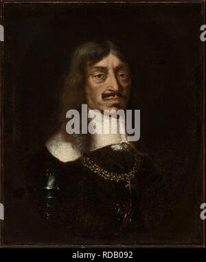 Portrait de Jean II Casimir Vasa (1609-1672), roi de Pologne et Grand-Duc de Lituanie. Musée : Musée national de Varsovie. Auteur : anonyme. Banque D'Images