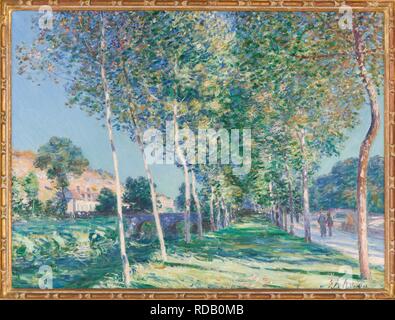 アルフレッド・シスレーL'ALLEE DES PEUPLIERS A MORET アルフレッド・シスレーL'ALLEE DES PEUPLIERS A MORET Alfred