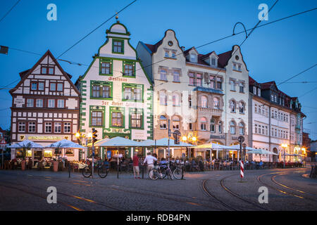 ERFURT, ALLEMAGNE - circa 2018, mars : La ville de Domplatz Erfurt en Allemagne Banque D'Images