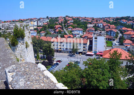 Vue panoramique de l'ancien château sur Sarajevo en Bosnie et Herzégovine Banque D'Images