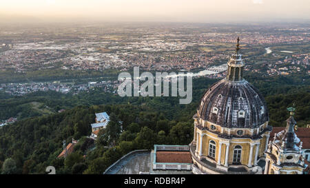 Basilica Superga, Turin, Italie, Europe. Banque D'Images