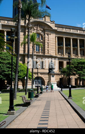 Queens Gardens et de l'Administration Building, Brisbane, Queensland, Australie Banque D'Images