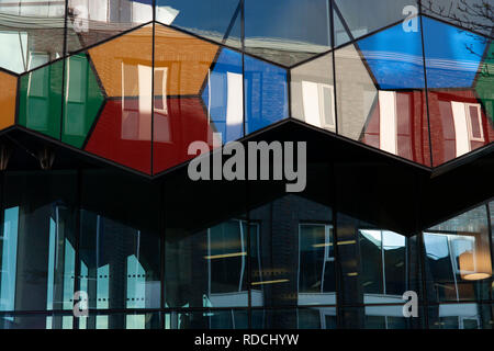 Avis d'un des bureaux de Smithfield, Glasgow City Council, Hanley, Stoke on Trent Banque D'Images