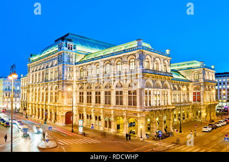 Maison de l'Opéra de Vienne, Wiener Staatsoper, Vienne, Autriche. Banque D'Images