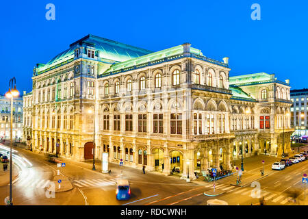 Maison de l'Opéra de Vienne, Wiener Staatsoper, Vienne, Autriche. Banque D'Images