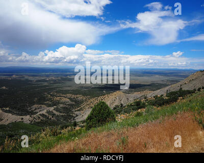 Montezuma Valley dans le Parc National de Mesa Verde, CO Banque D'Images