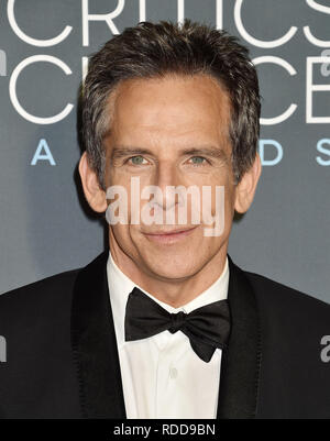 BEN STILLER acteur américain à la 24e conférence annuelle de l'Critics' Choice Awards assiste à la 24e édition du Critics' Choice Awards au Barker Hangar le 13 janvier 2019 à Santa Monica, en Californie. Photo ; Jeffrey Mayer Banque D'Images
