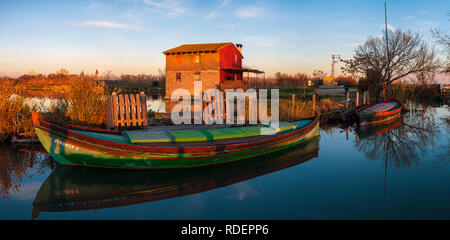 Lac de l'Albufera de Valence. Espagne Banque D'Images