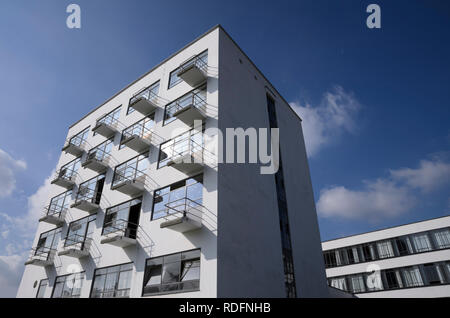 Das Bauhaus à Dessau, Sachsen-Anhalt, Allemagne Banque D'Images