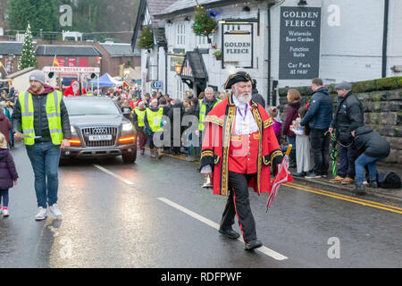 Le samedi 08 décembre 2018 - Le Festival annuel de Dickens en Lymm Lymm, Cheshire, Angleterre, Royaume-Uni. Banque D'Images