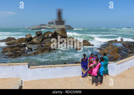 Kanyakumari (Cap Comorin), Tamil Nadu, Inde Banque D'Images