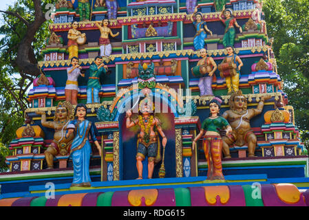 Temple Hindou, Tamil Nadu, Inde Banque D'Images