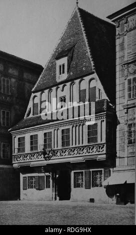 Bâtiment à Steyr Bummerlhaus, Haute Autriche, Autriche, Europe, photographie historique datant des années 1900 Banque D'Images