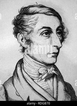Carl Maria von Weber, 1786 - 1828, compositeur, portrait, illustration historique, 1880 Banque D'Images