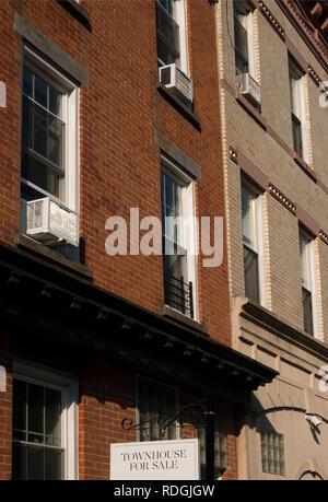 Les immeubles d'appartements à Brooklyn New York City Banque D'Images