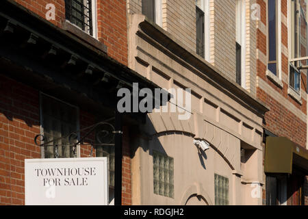 Les immeubles d'appartements à Brooklyn New York City Banque D'Images