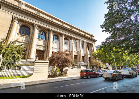 Bibliothèque nationale - Santiago, Chili Banque D'Images