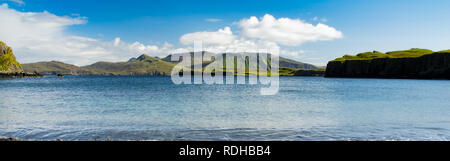 À l'île de Canna en Ecosse est la plus occidentale des petites îles de l'archipel, dans les Hébrides intérieures écossaises Banque D'Images