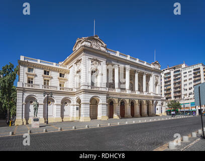 Théâtre Municipal - Santiago, Chili Banque D'Images