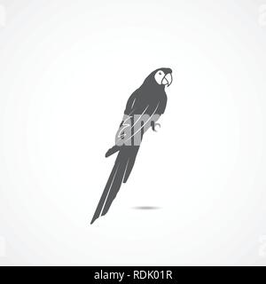 L'icône de télévision Parrot Illustration de Vecteur