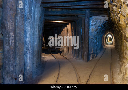 Mine de mercure placée sous la protection de l'UNESCO à Ljubljana, Slovénie Banque D'Images