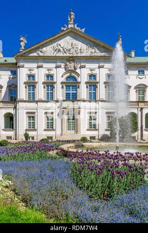 Varsovie, MAZOVIE PROVINCE / POLOGNE - 5 mai 2018 : Palais Krasinski (ou Palais de la communauté) Banque D'Images