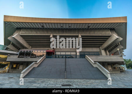 Chiyoda, Tokyo - 3 août 2018 : Nippon Budokan. Indoor Arena situé dans Kitanomarukoen Park utilisé aussi comme scène. Le modèle de Yumedono hall Banque D'Images