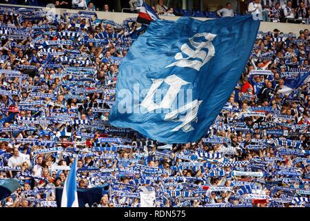 Dernier match de la saison du FC Schalke 04 contre le Werder Brême 0:2, quai Veltins Arena Arena AufSchalke, anciennement Banque D'Images