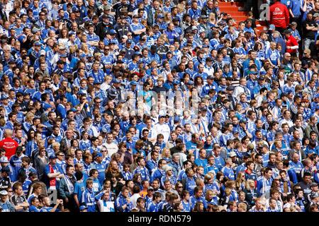 Dernier match de la saison du FC Schalke 04 contre le Werder Brême 0:2, quai Veltins Arena Arena AufSchalke, anciennement Banque D'Images