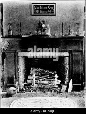 . Autour d'un ancien homestead ; un livre de souvenirs. Huston, Paul Griswold ; la vie à la ferme ; l'histoire naturelle. La vieille cheminée.. Veuillez noter que ces images sont extraites de la page numérisée des images qui peuvent avoir été retouchées numériquement pour plus de lisibilité - coloration et l'aspect de ces illustrations ne peut pas parfaitement ressembler à l'œuvre originale.. Huston, Paul Griswold. Cincinnati, Jennings et Graham ; New York, Eaton et d'alimentation secteur Banque D'Images