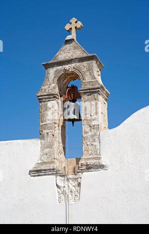 Clocher de l'église de Vraskas, Province de La Canée, Crète, Grèce, Europe Banque D'Images